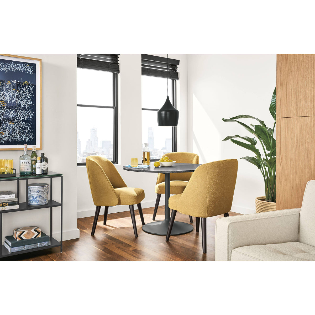 Grey Round Table 27 Diameter Q1250