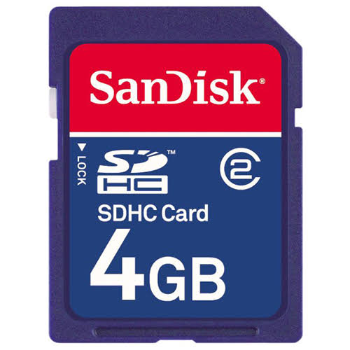 4 GB Class 2 SDHC Flash Memory Card V425