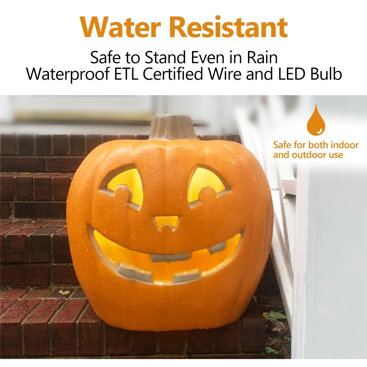 21 in Pre-lit LED Jack O Lantern Pumpkin Lantern Q55242