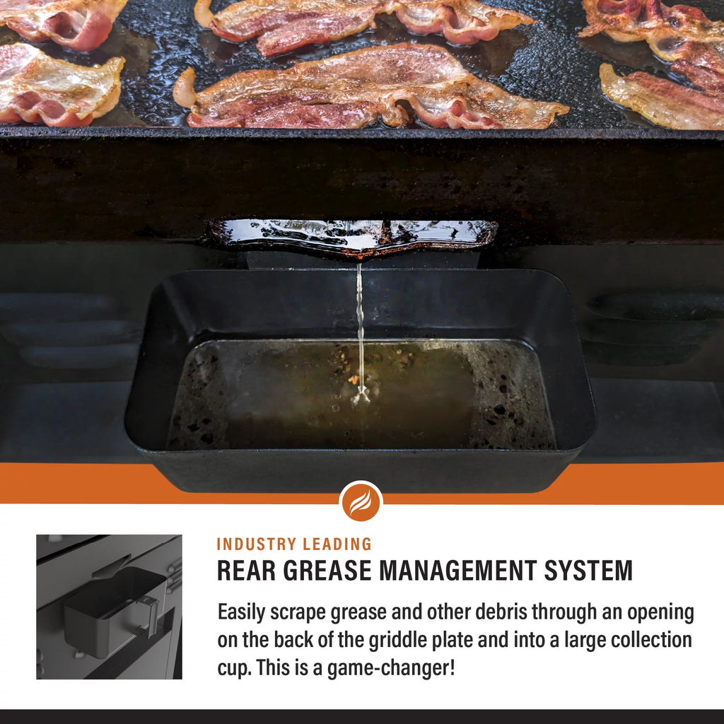 4-Burner Propane Griddle with Air Fryer and Hood R250488