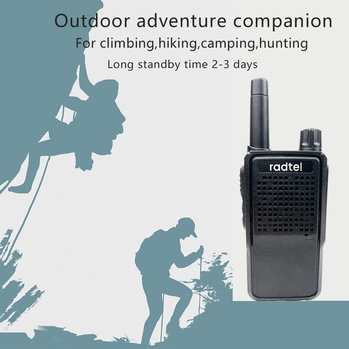 4 Pack Rechargeable Two Way Radio Walkie Talkies Z888