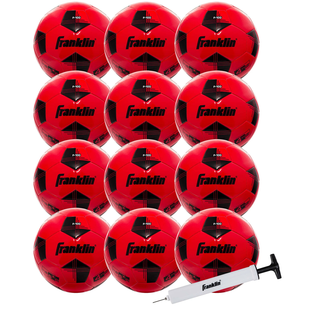 Youth Size 4 Soccer Balls 12 Pack R35273