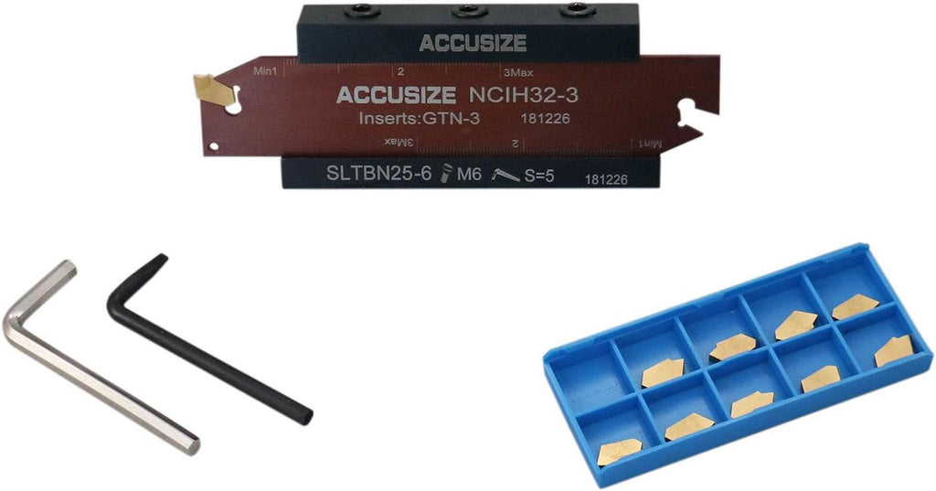1'' Self-Lock Block with 10 Pcs Carbide Inserts and 1 Pc Blade A436