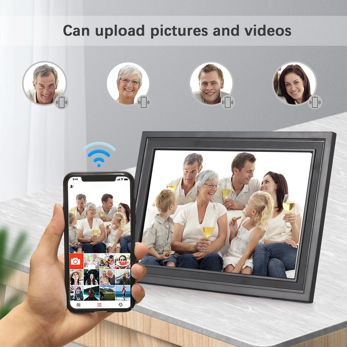 10.1-Inch WiFi Digital Picture Frame 16GB U3145