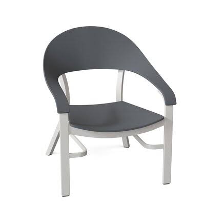 Patio Dining Armchair Textured Black Classic Graphite V48615