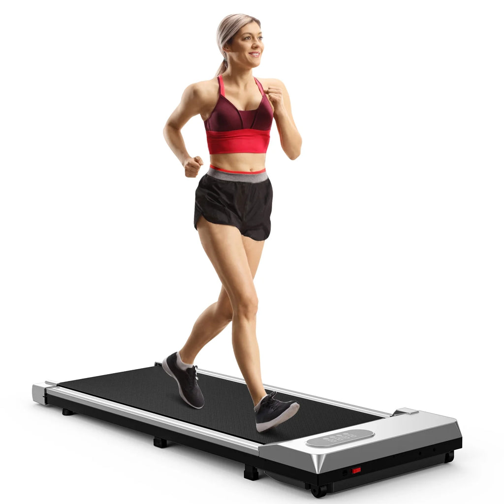 2 in 1 Under Desk Treadmill with Remote Control and LCD Display O8994