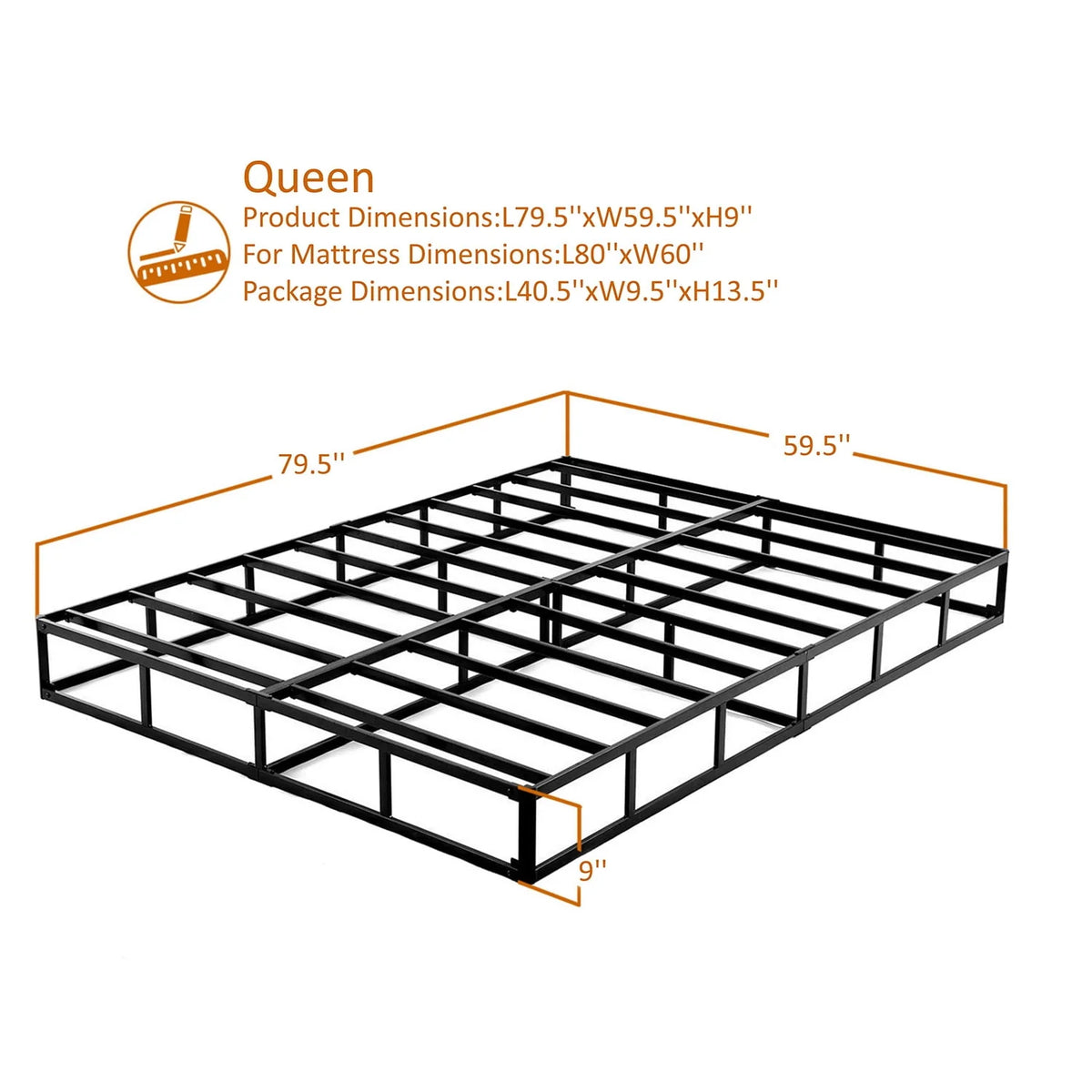 Queen Box Spring Mattress Foundation M5393