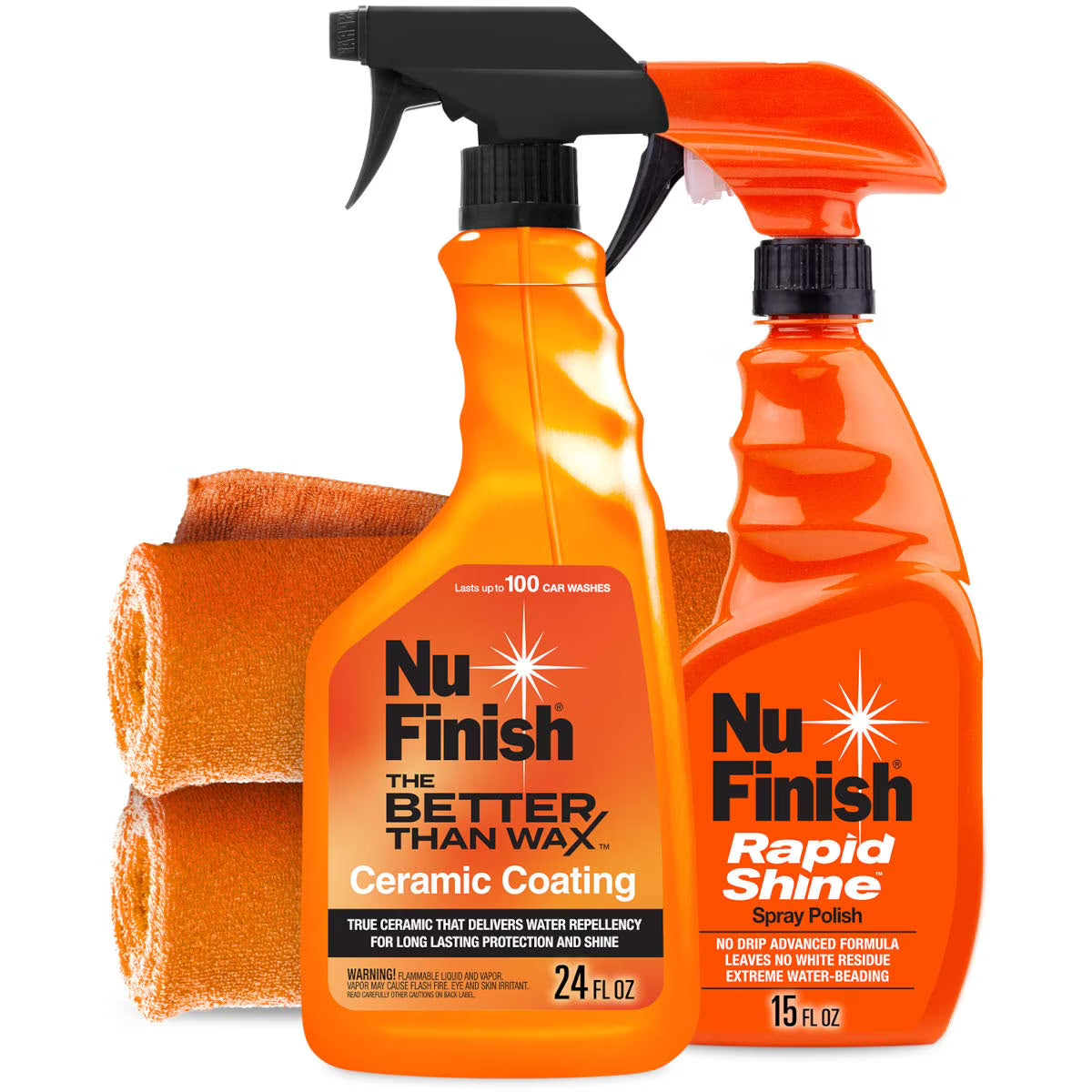 4 Piece Car Protector Kit with Ceramic Coating and 2 Microfiber Towels N6950