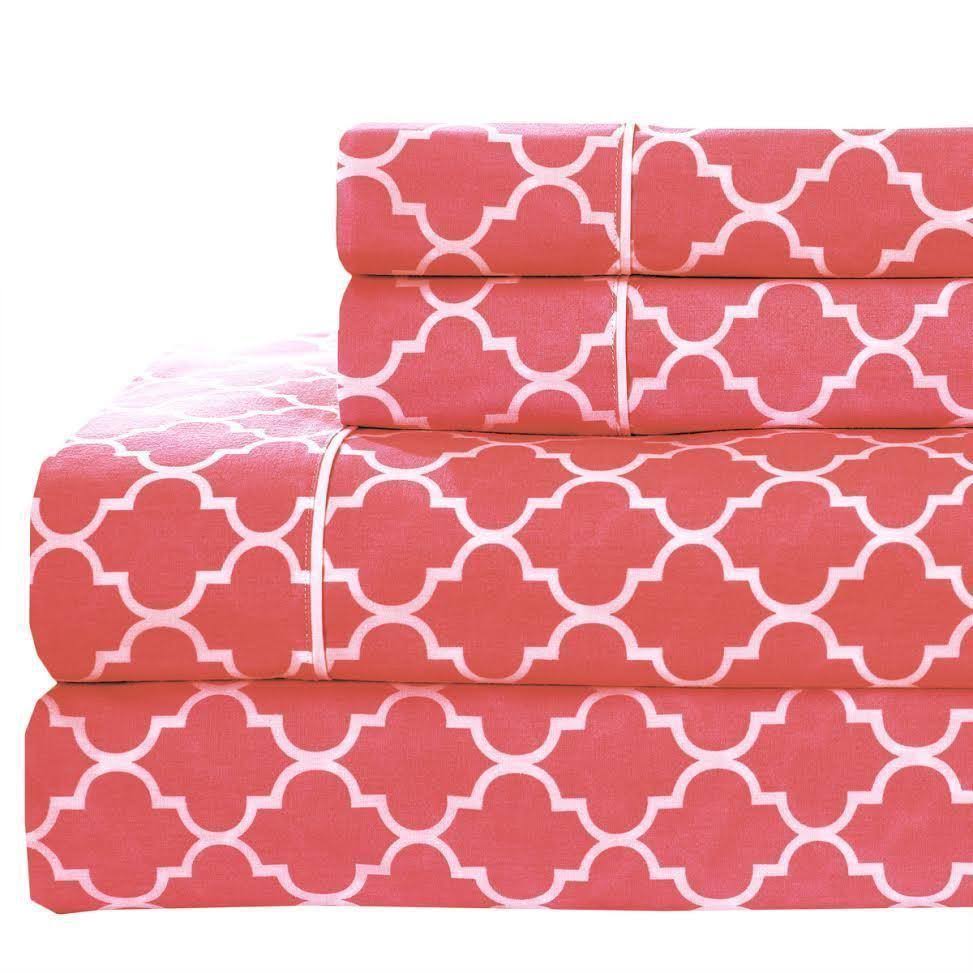 Split California King 100% Cotton 340TC Bed Sheets P14296