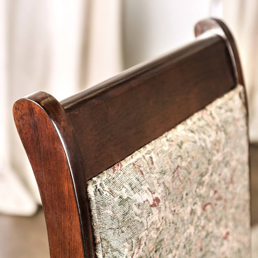 Antique Cherry Printed Dining Chair - 2 count M148835