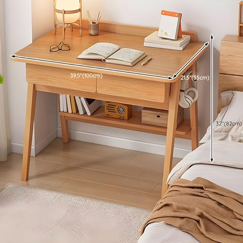 Walnut Computer Desk 23.5" L x 19.5" W x 32" H C944514