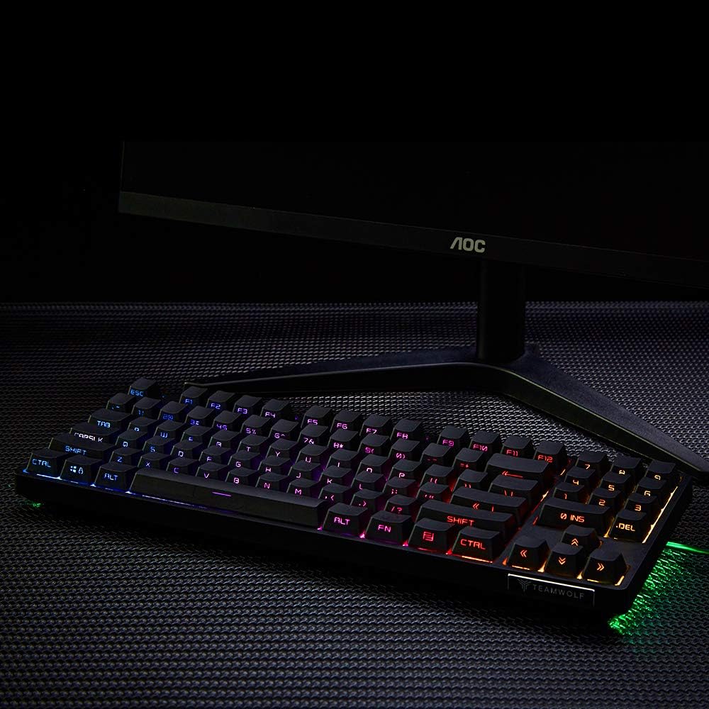 89 Keys Mechanical Gaming Keyboard with Cherry MX Blue Switch P324