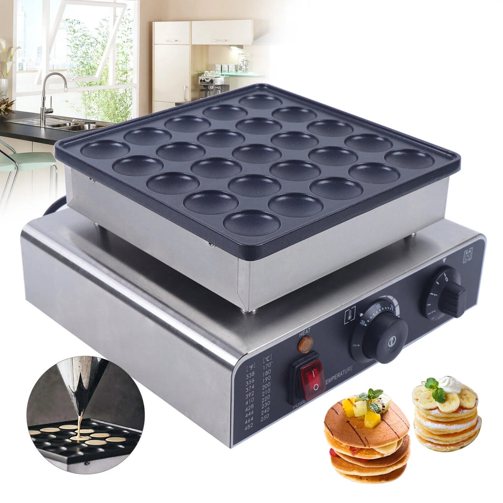 800W Commercial Nonstick Waffle Maker R326