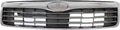 Chrome Shell/Painted Silver Insert Grille X1432