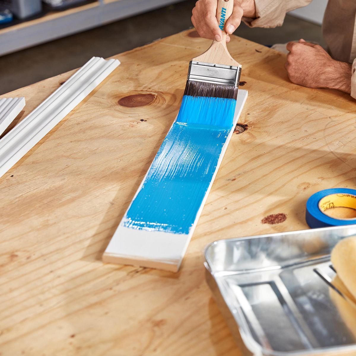 4 in. Flat Paint Brush S4339