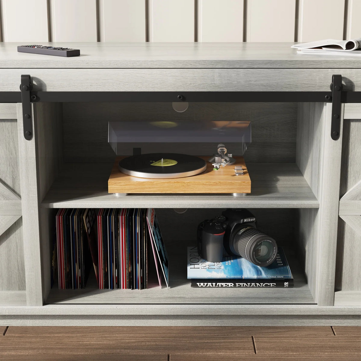 White TV Stand R34078