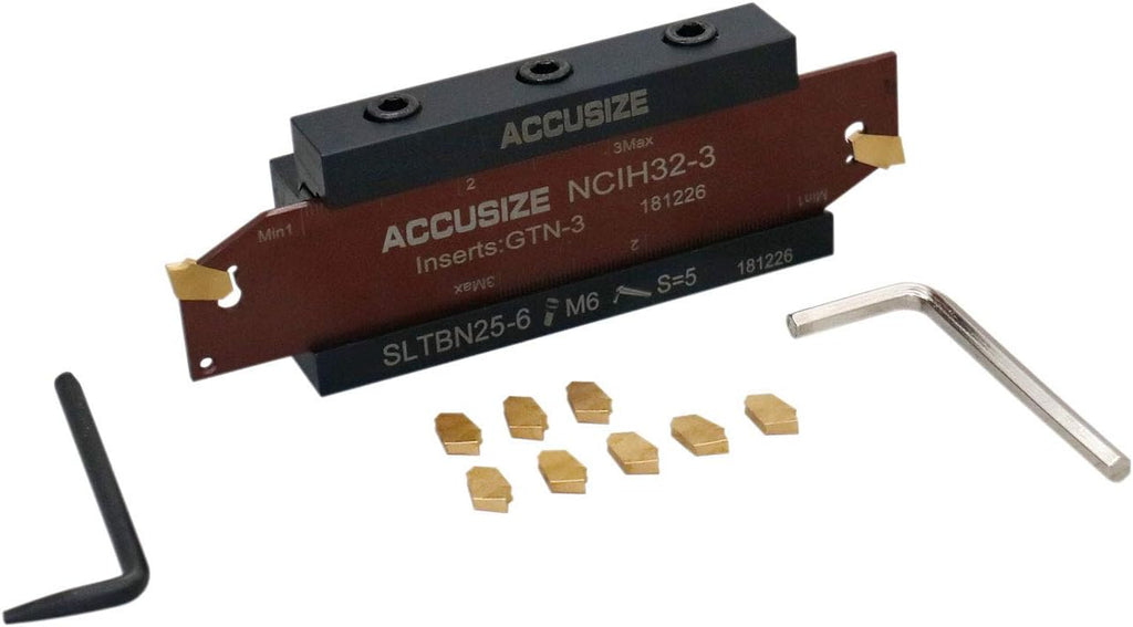 1'' Self-Lock Block with 10 Pcs Carbide Inserts and 1 Pc Blade A436
