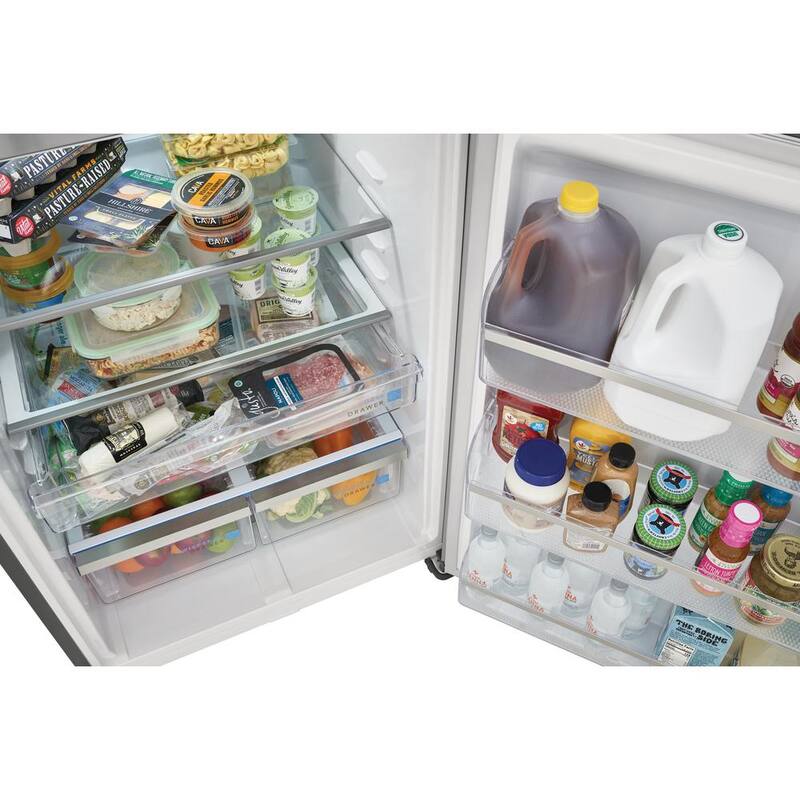 20.0 cu. ft. Top Freezer Refrigerator in Black Stainless Steel B564418