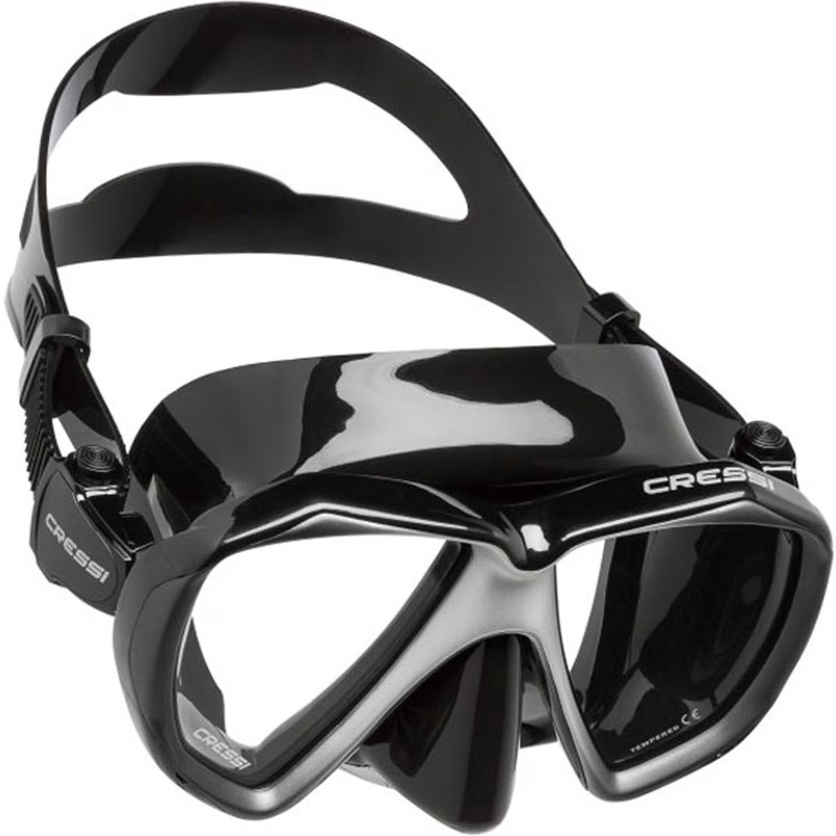 Black Silver Diving Mask Q355