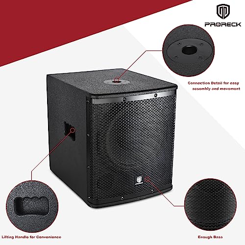 15 inch 2000W Powered PA Subwoofer with Class-D Amplifier G79787