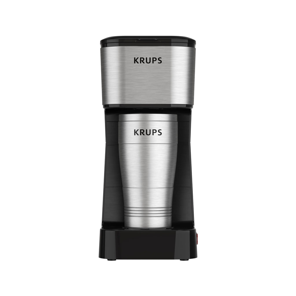 Single-Serve Coffee Maker with Stainless Steel Travel Mug E337585