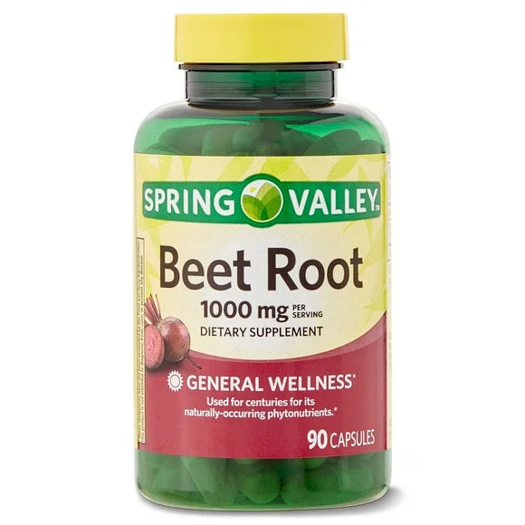 Beet Root Dietary Supplement, 1000 mg, 90 Count S3331