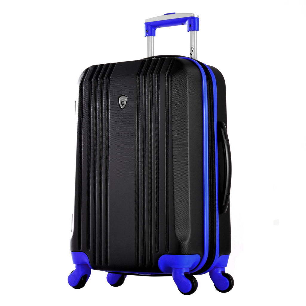 Black/Blue Carry-On Suitcase K904511