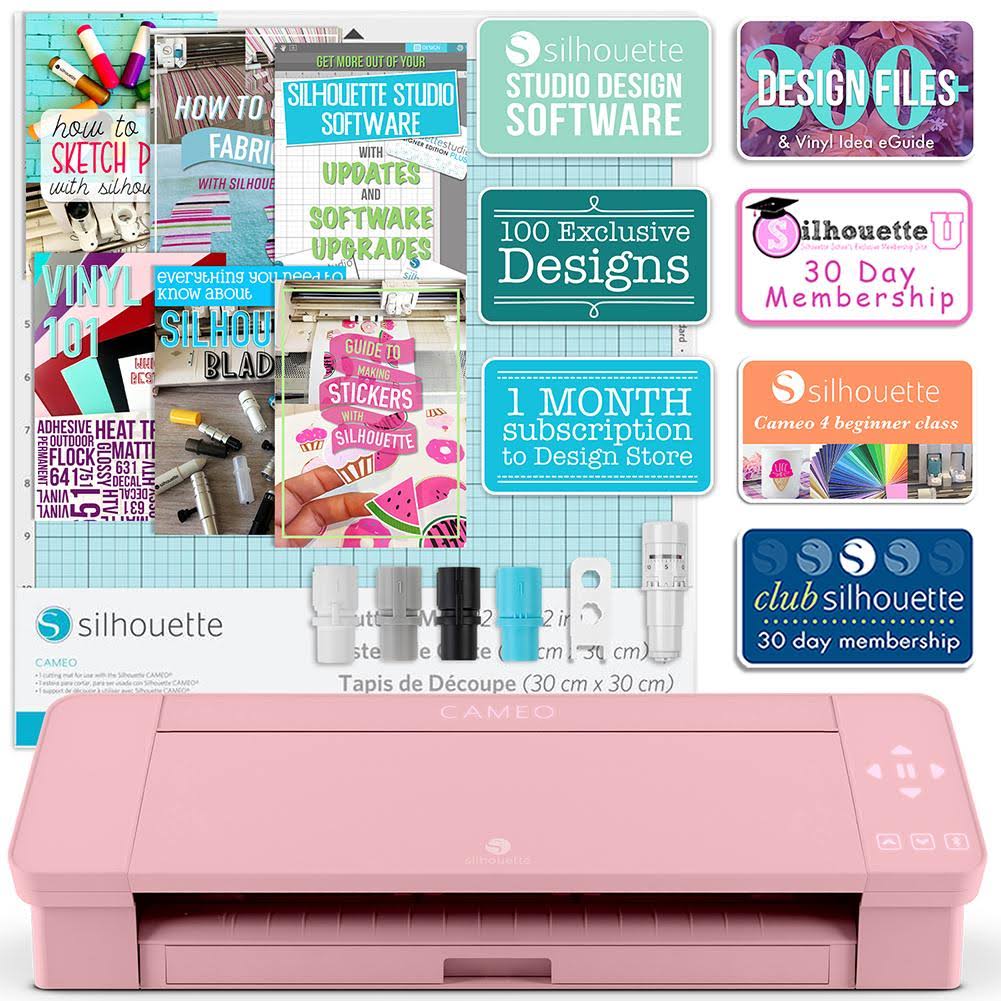 Blush Pink Cameo 4 with 26 Glossy Sheets, Guides, and 24 Sketch Pens H770903