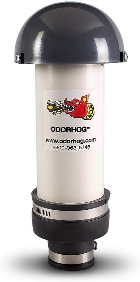 Mushroom Cap Vent Stack Pipe Filter 1.5 PVC Clamp On K89198