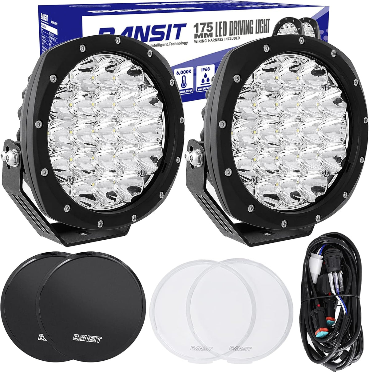 7inch LED Round Offroad Driving Lights D90068