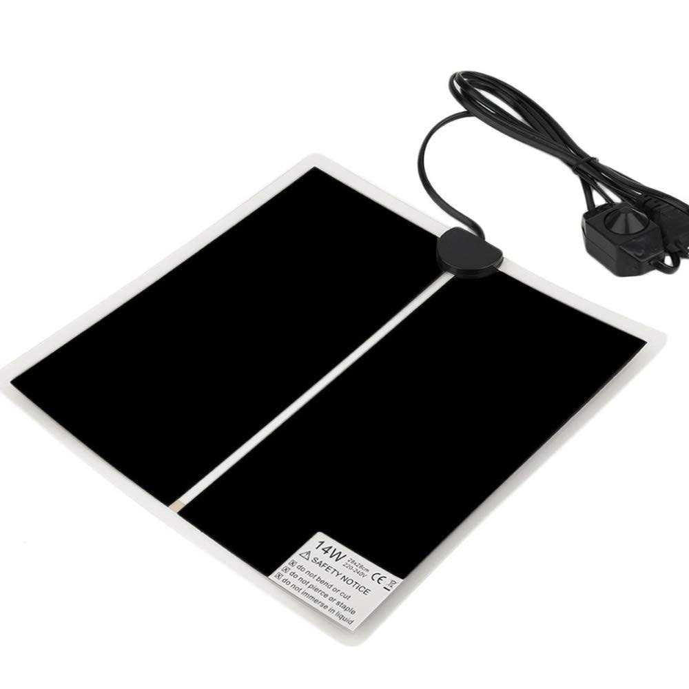 Reptile Heating Pad with Temperature Adjustment 110V 14W Heat Mat A883