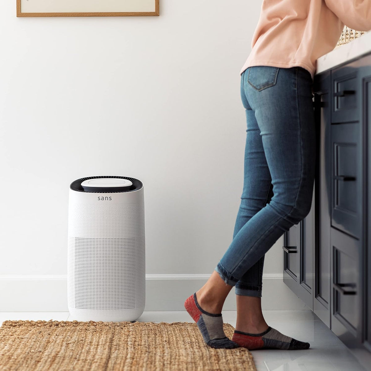 HEPA 13 Air Purifier with pre-filter, activated carbon, UV-C light Q449