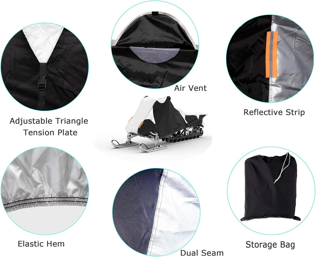 Waterproof X-Large Snowmobile Cover F74197