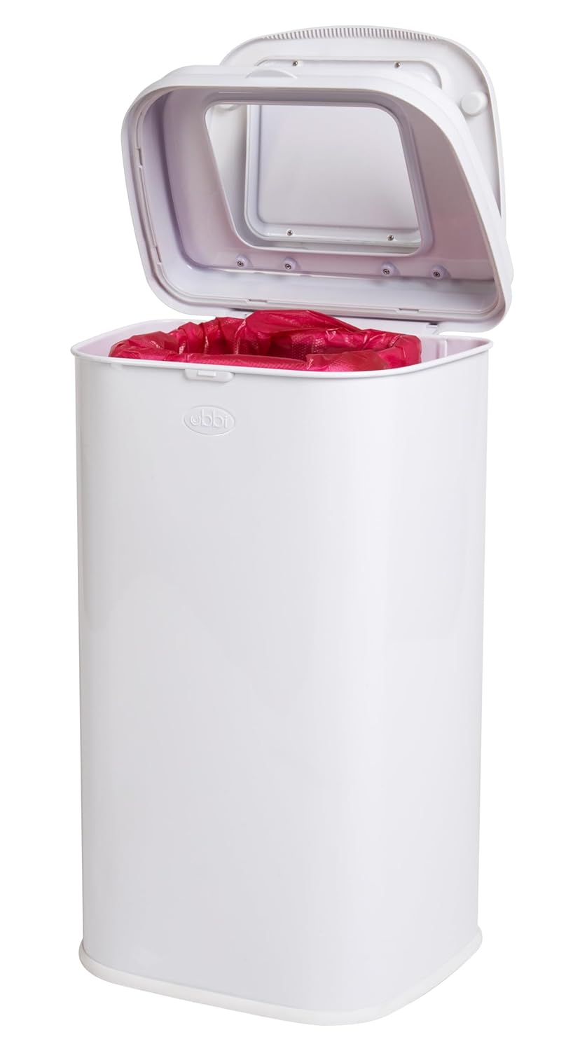 Stainless Steel Lavender Scented Diaper Pail with 36 Refill Bags L6852