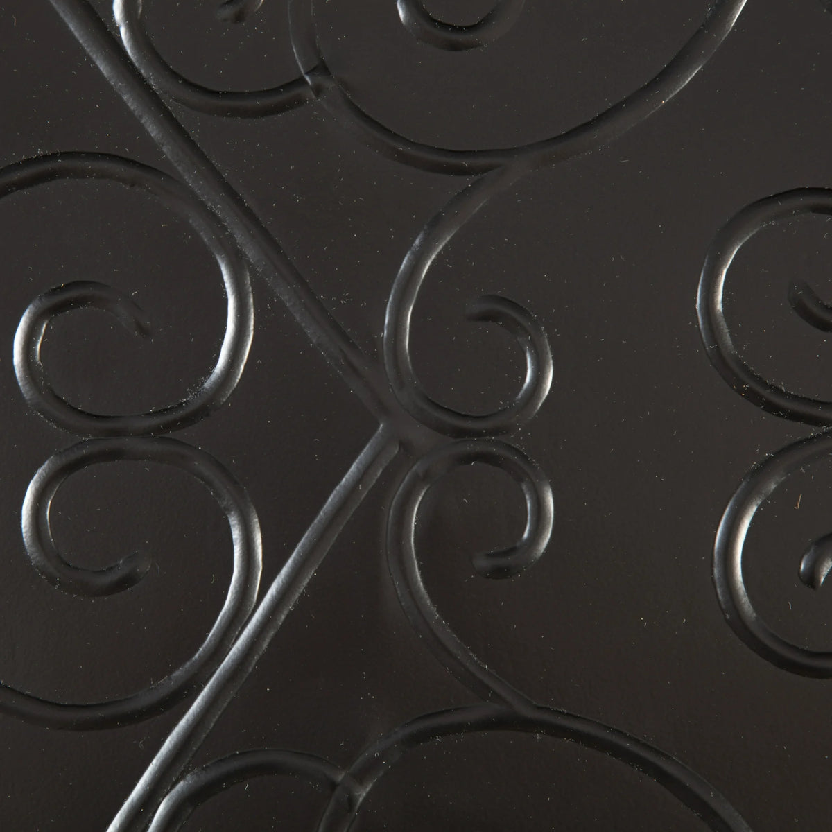 Black Metal Boot Tray with Coir Insert N5098