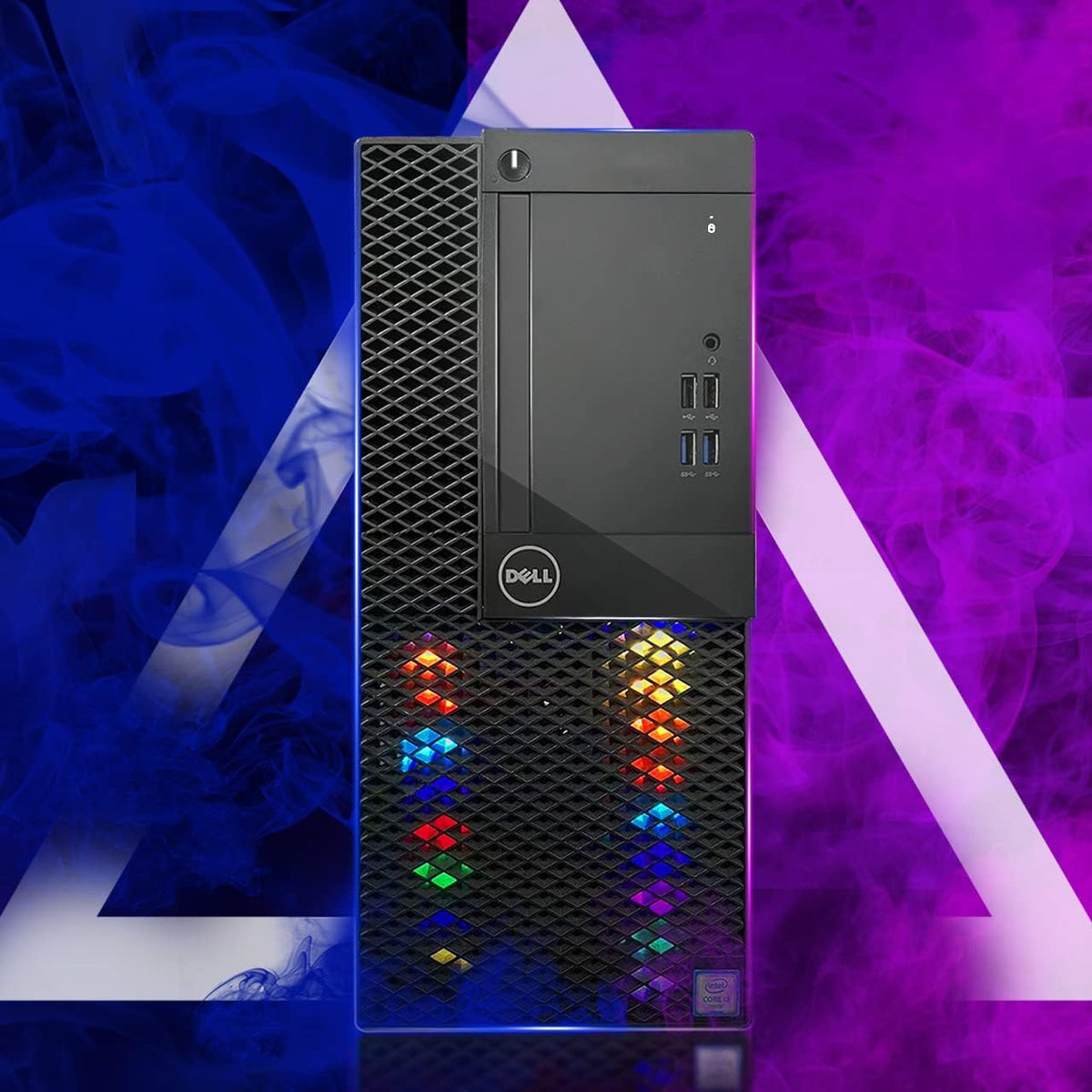 RGB Gaming PC Desktop Computer W7086