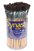 Camel Hair Flat Brushes Canister of 72 V491