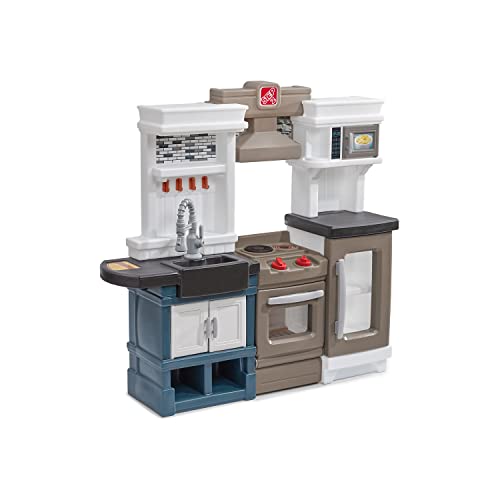33 Piece Kids Play Kitchen Set with Lights and Sounds O573836