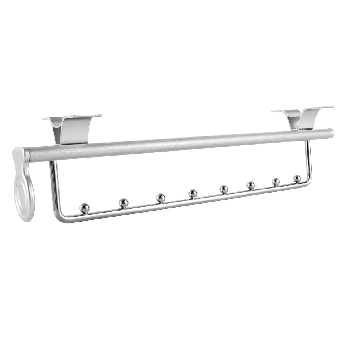 Stainless Steel Clothes Rail Retractable Closet Pull Out Rod 46x14x10cm G12846
