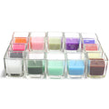 96 Piece Lavender Glass Votive Candles U63630