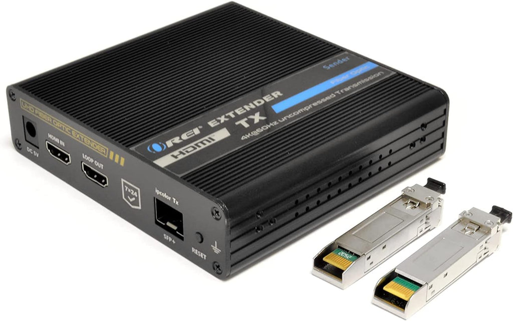 4K HDMI Extender Balun Receiver Only Over Fiber Optic Cable A264