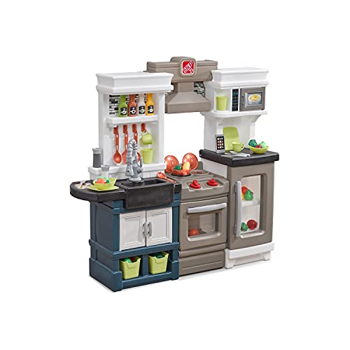 33 Piece Kids Play Kitchen Set with Lights and Sounds O573836