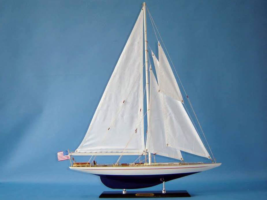 Wood Sailing Yacht Model J1176