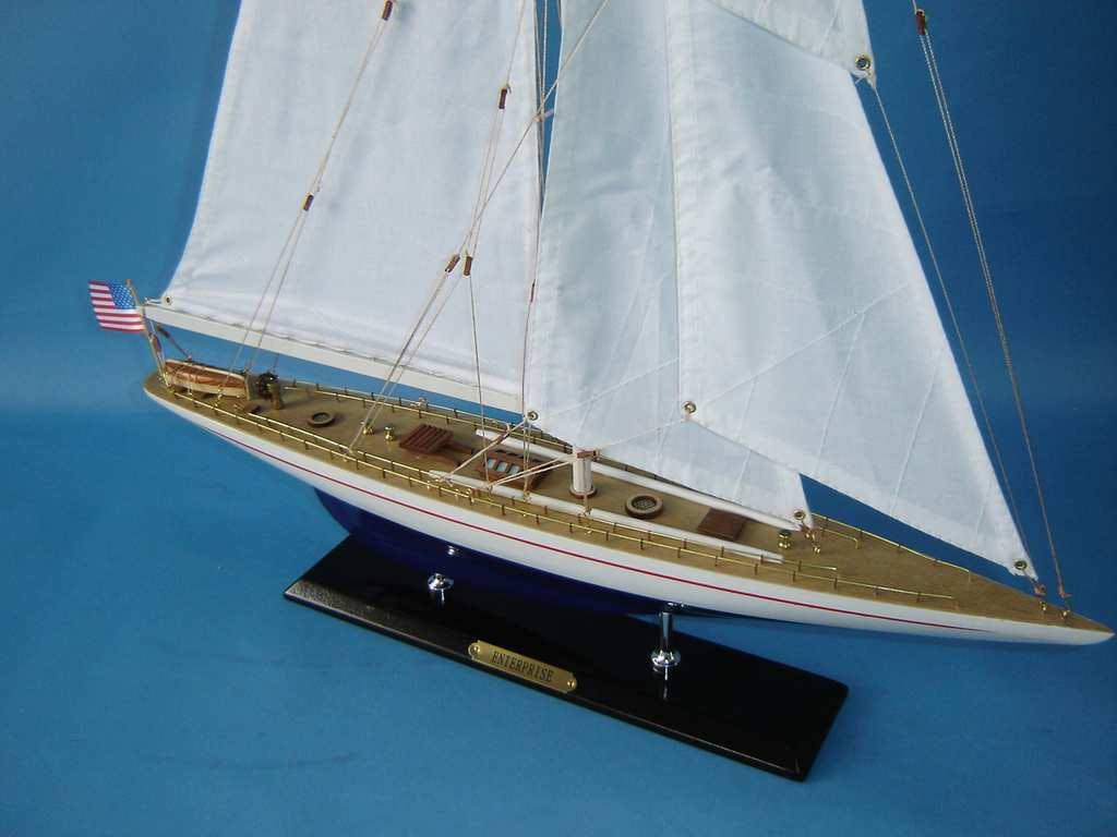 Wood Sailing Yacht Model J1176