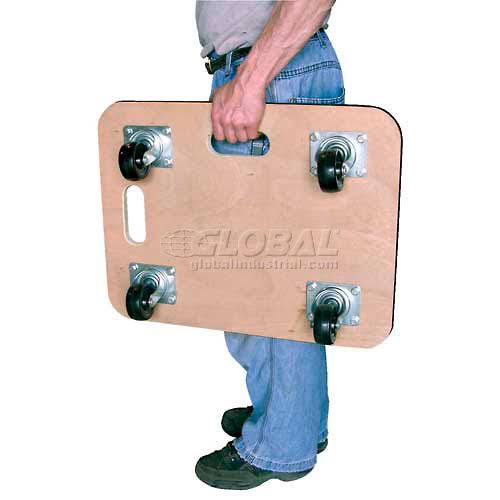 Fiberwood Dolly with 3 Rubber Casters K502408