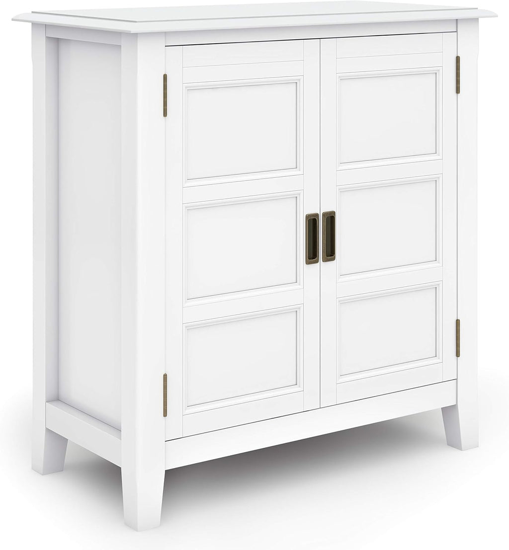 White 30 inch Wide 2 Door Low Storage Cabinet P140