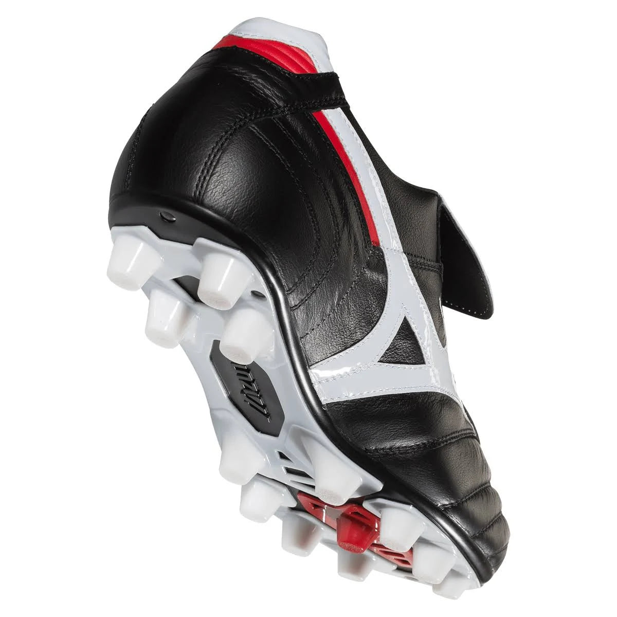 Black/White/Red Molded Soccer Cleat L880