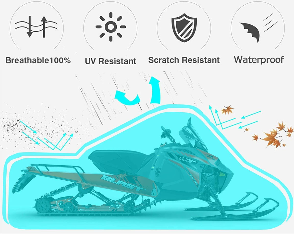 Waterproof X-Large Snowmobile Cover F74197