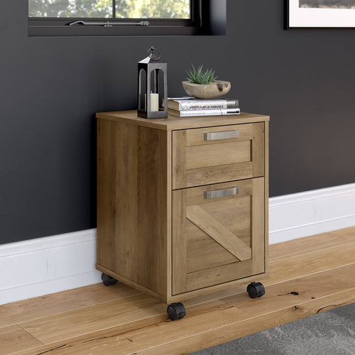 2 Drawer Mobile File Cabinet W1281