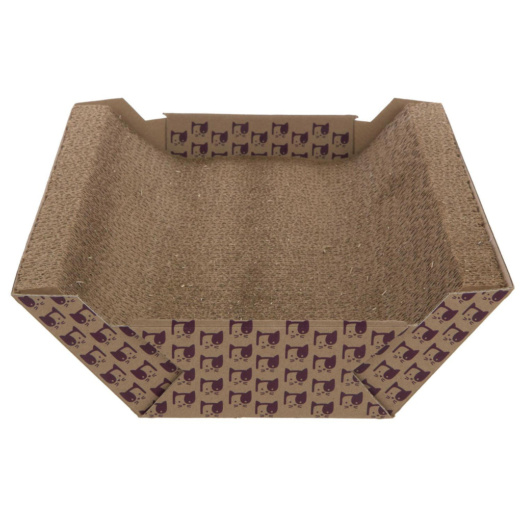 Catnip-Infused Corrugate Cat Scratcher & Lounge D39543